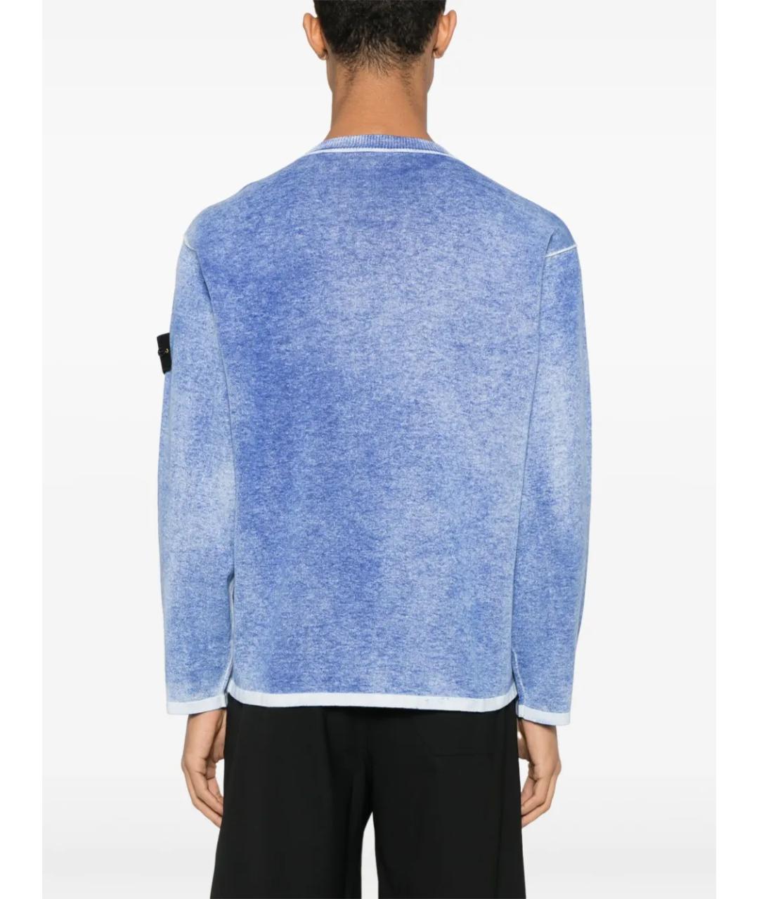 STONE ISLAND Синий джемпер / свитер, фото 4