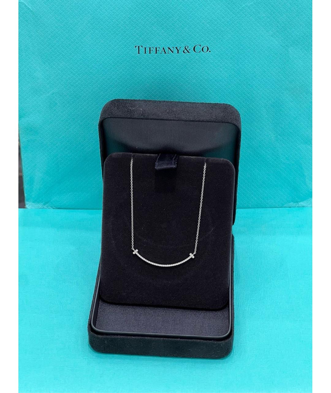 TIFFANY&CO Серебряное колье из белого золота, фото 7