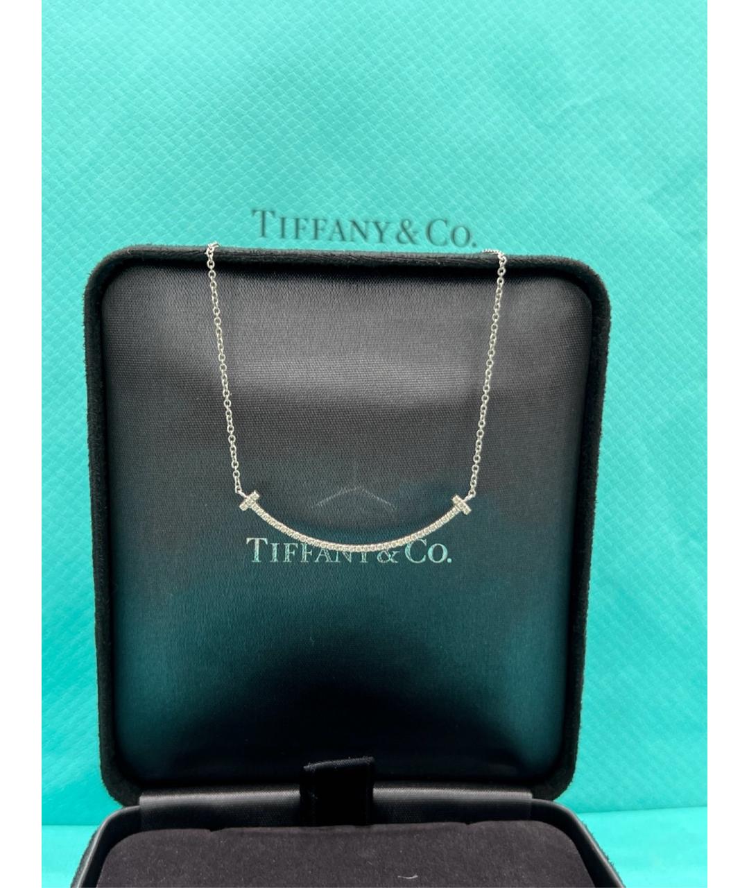 TIFFANY&CO Серебряное колье из белого золота, фото 4