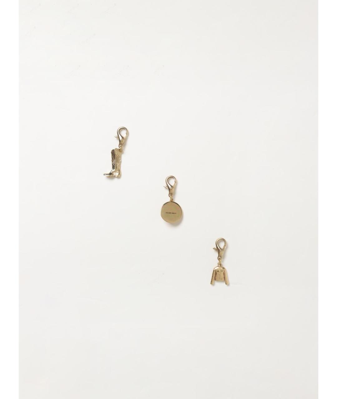 GOLDEN GOOSE DELUXE BRAND Золотой брелок, фото 3