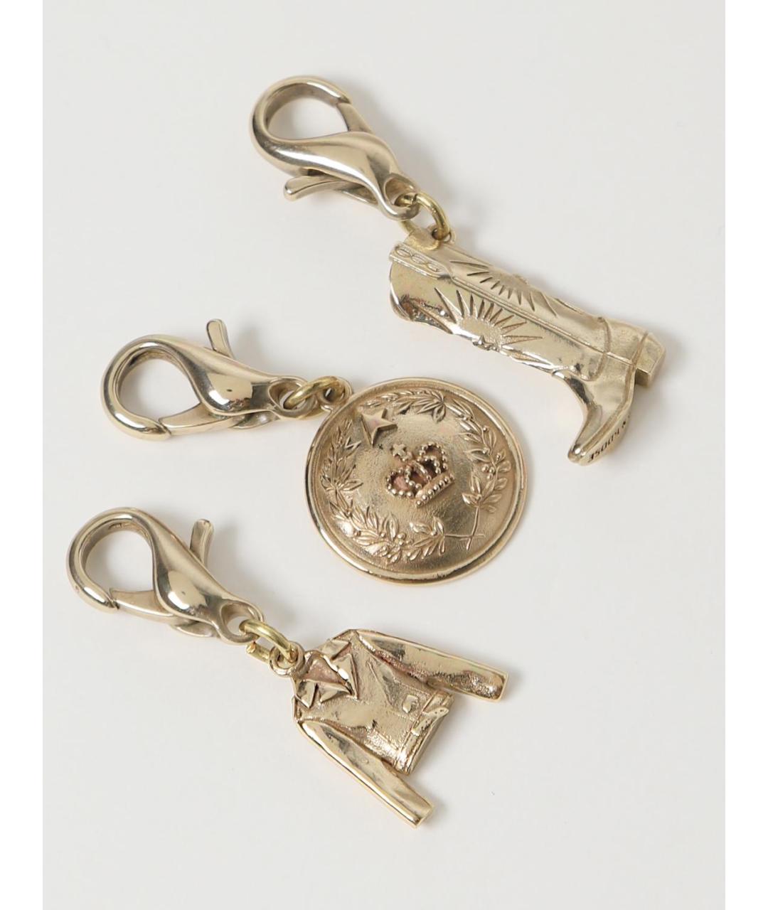GOLDEN GOOSE DELUXE BRAND Золотой брелок, фото 2