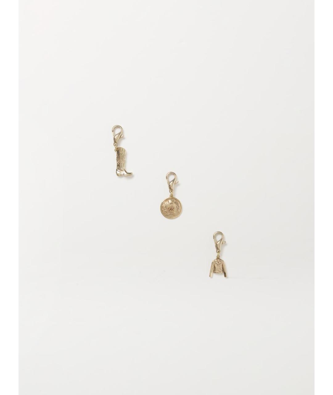 GOLDEN GOOSE DELUXE BRAND Золотой брелок, фото 4