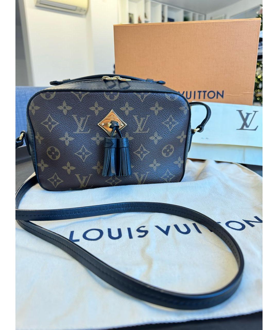 LOUIS VUITTON Коричневая сумка через плечо, фото 9