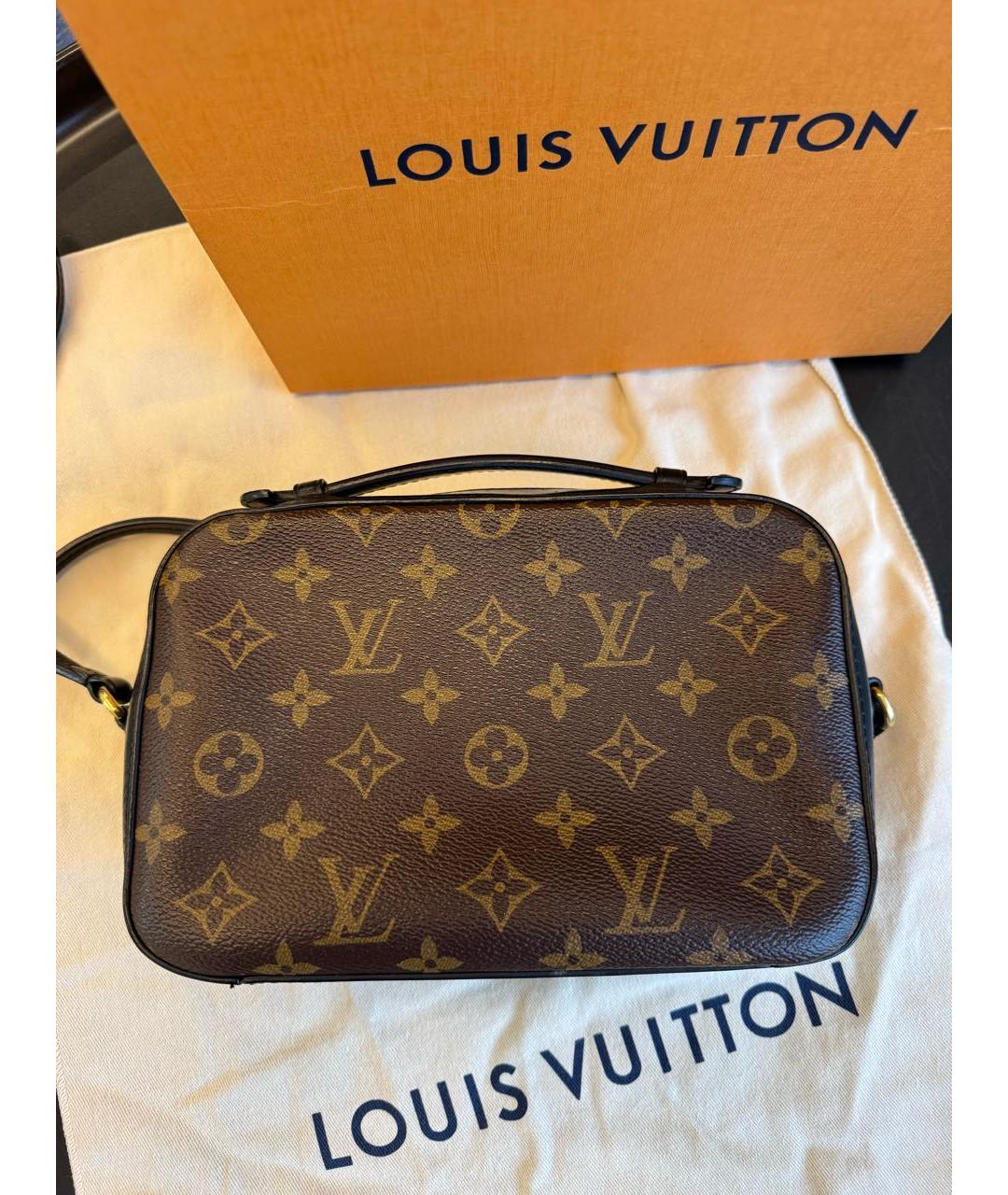 LOUIS VUITTON Коричневая сумка через плечо, фото 7