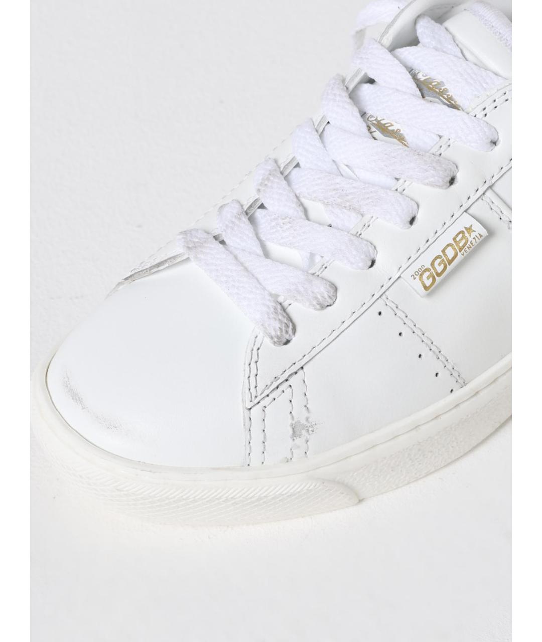 GOLDEN GOOSE DELUXE BRAND Белые кожаные кеды, фото 4