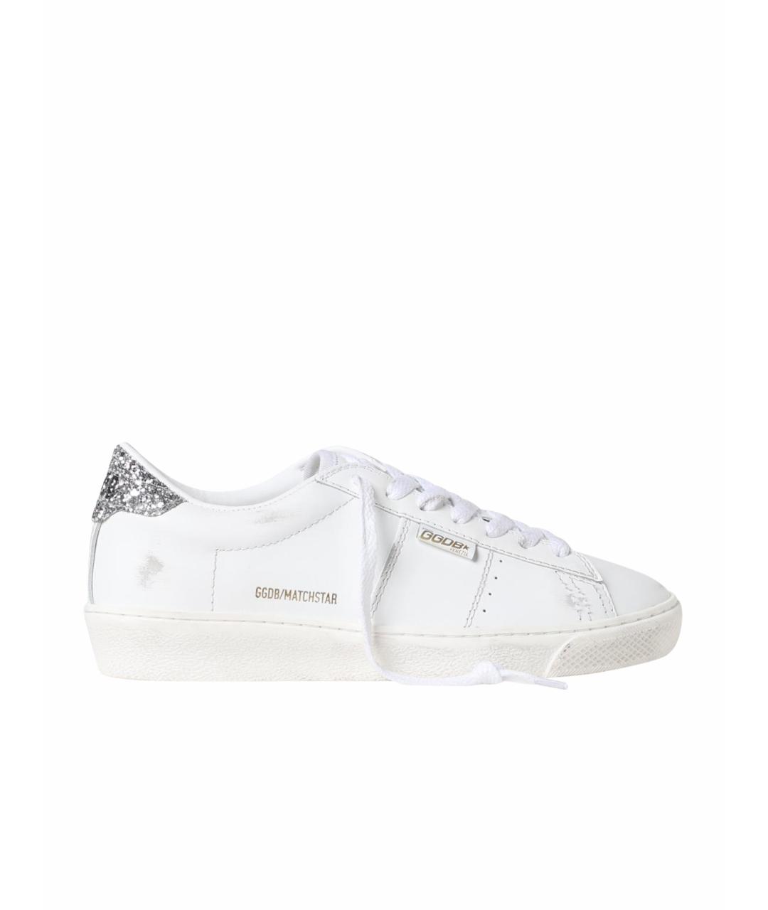 GOLDEN GOOSE DELUXE BRAND Белые кожаные кеды, фото 1