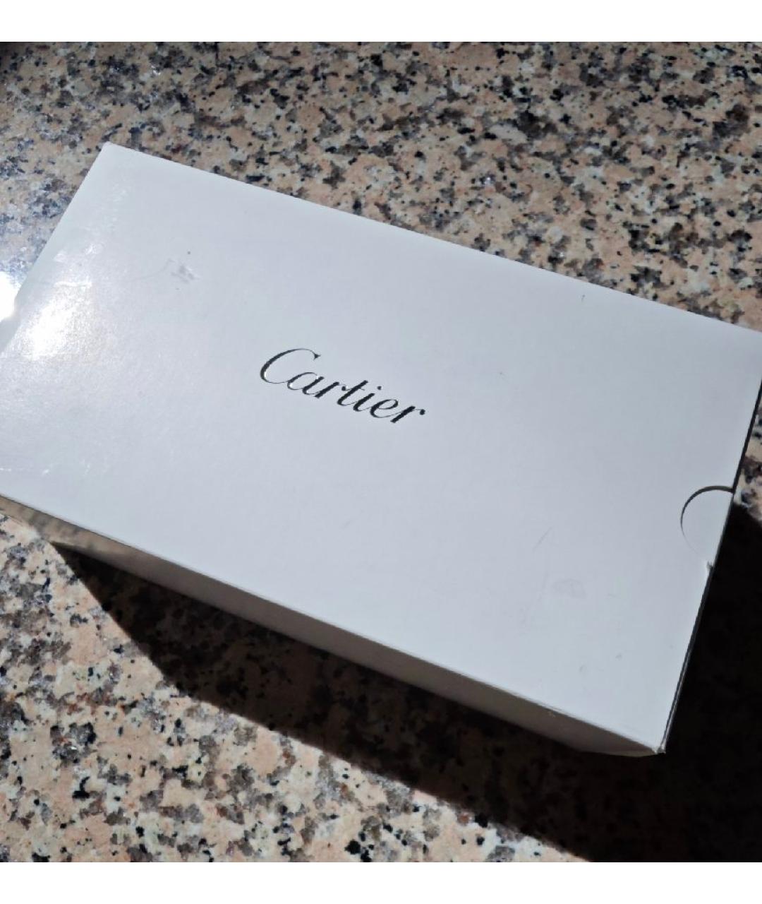 CARTIER Серебряные деревянные солнцезащитные очки, фото 7