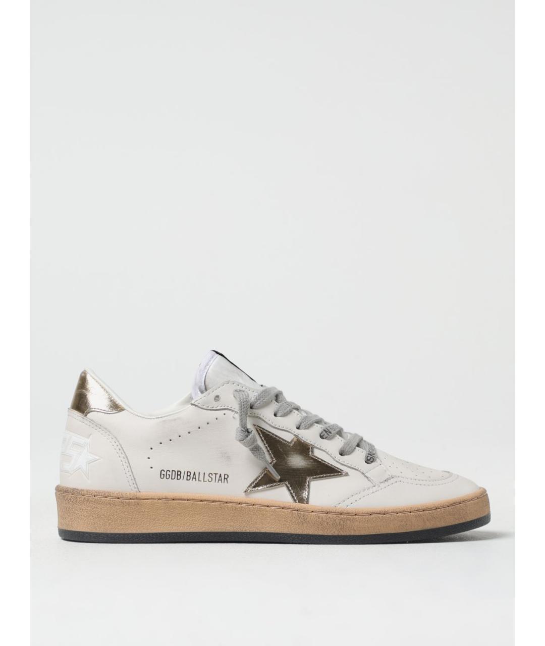 GOLDEN GOOSE DELUXE BRAND Белые кожаные кеды, фото 5