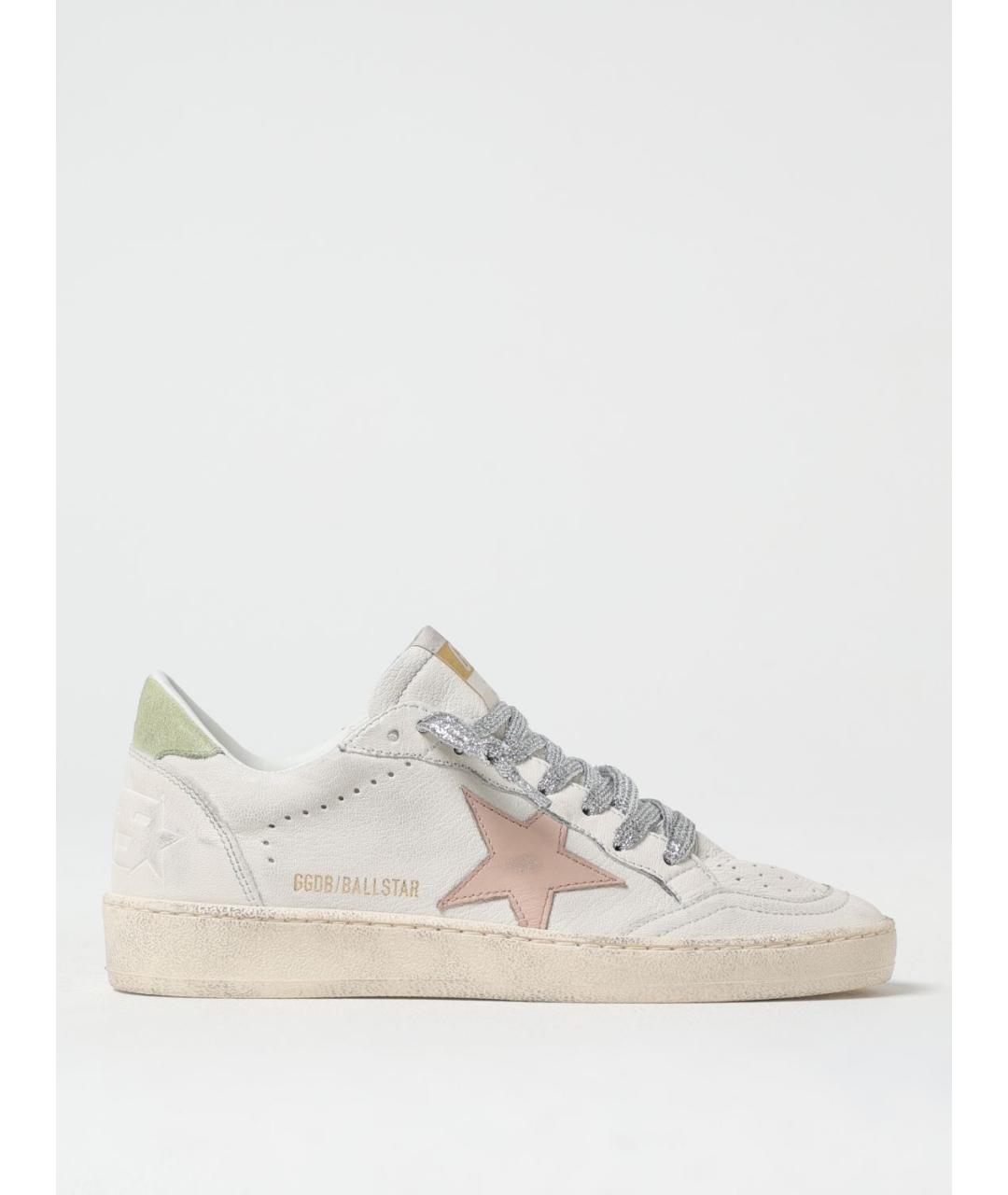 GOLDEN GOOSE DELUXE BRAND Белые кожаные кеды, фото 5