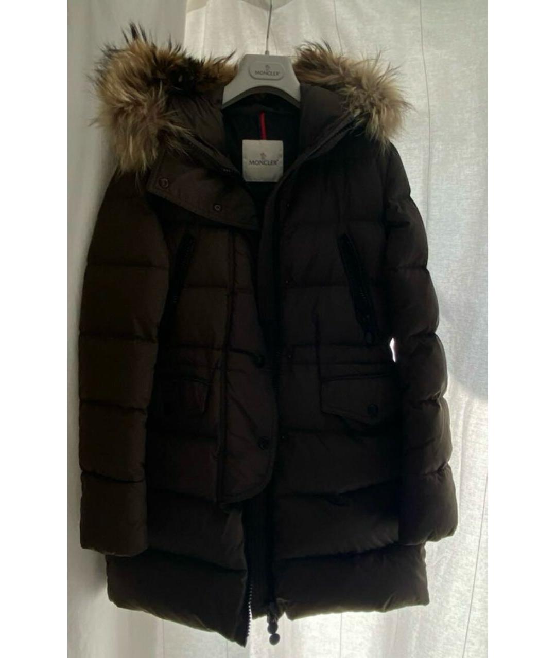 MONCLER Хаки пуховик, фото 6