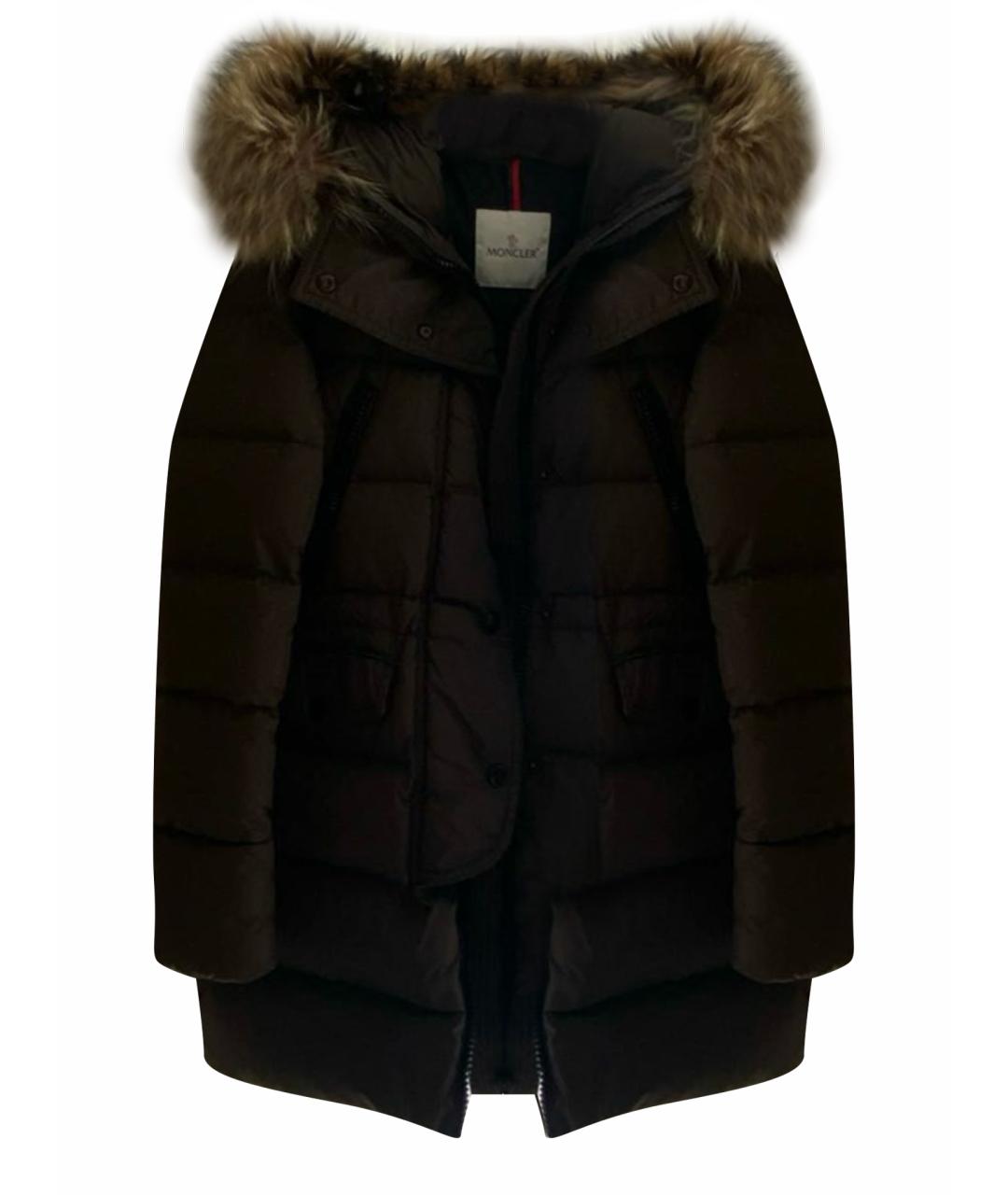 MONCLER Хаки пуховик, фото 1