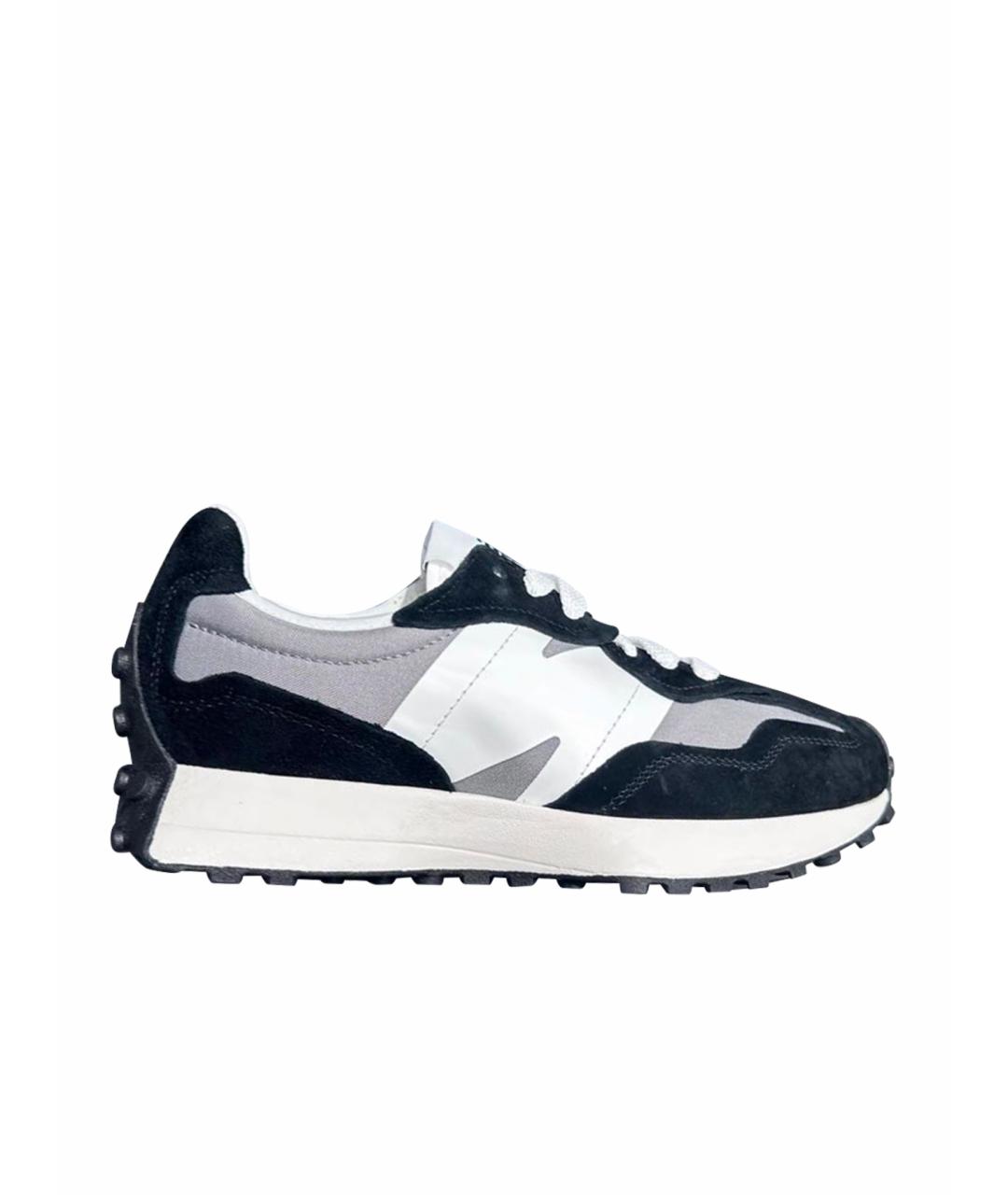 NEW BALANCE Черные кроссовки из искусственной кожи, фото 1
