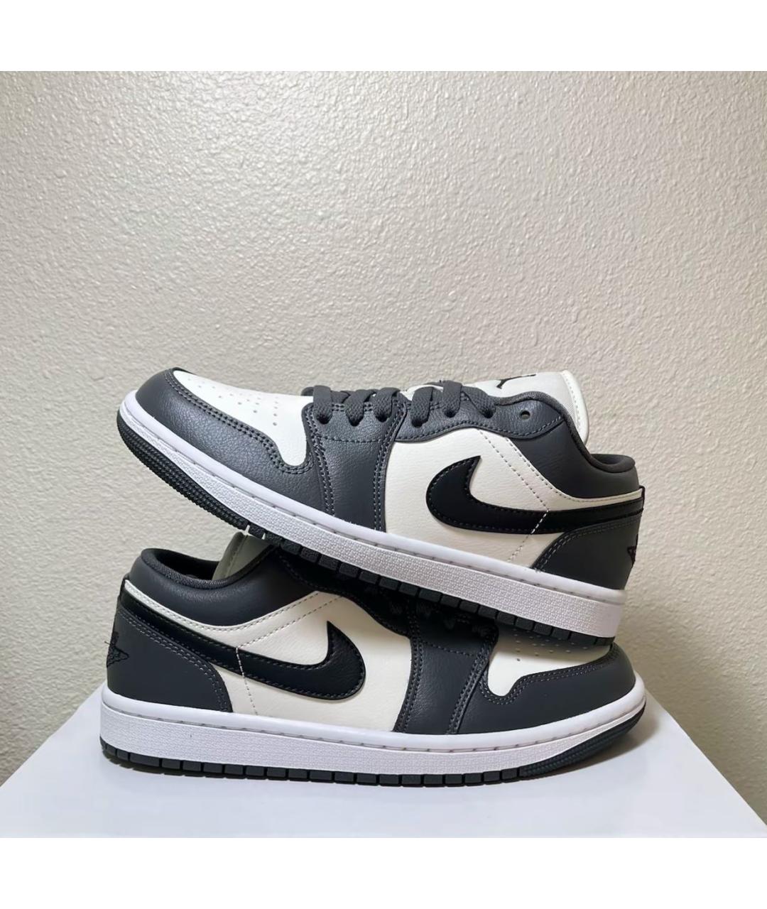 JORDAN Серые кроссовки из искусственной кожи, фото 5