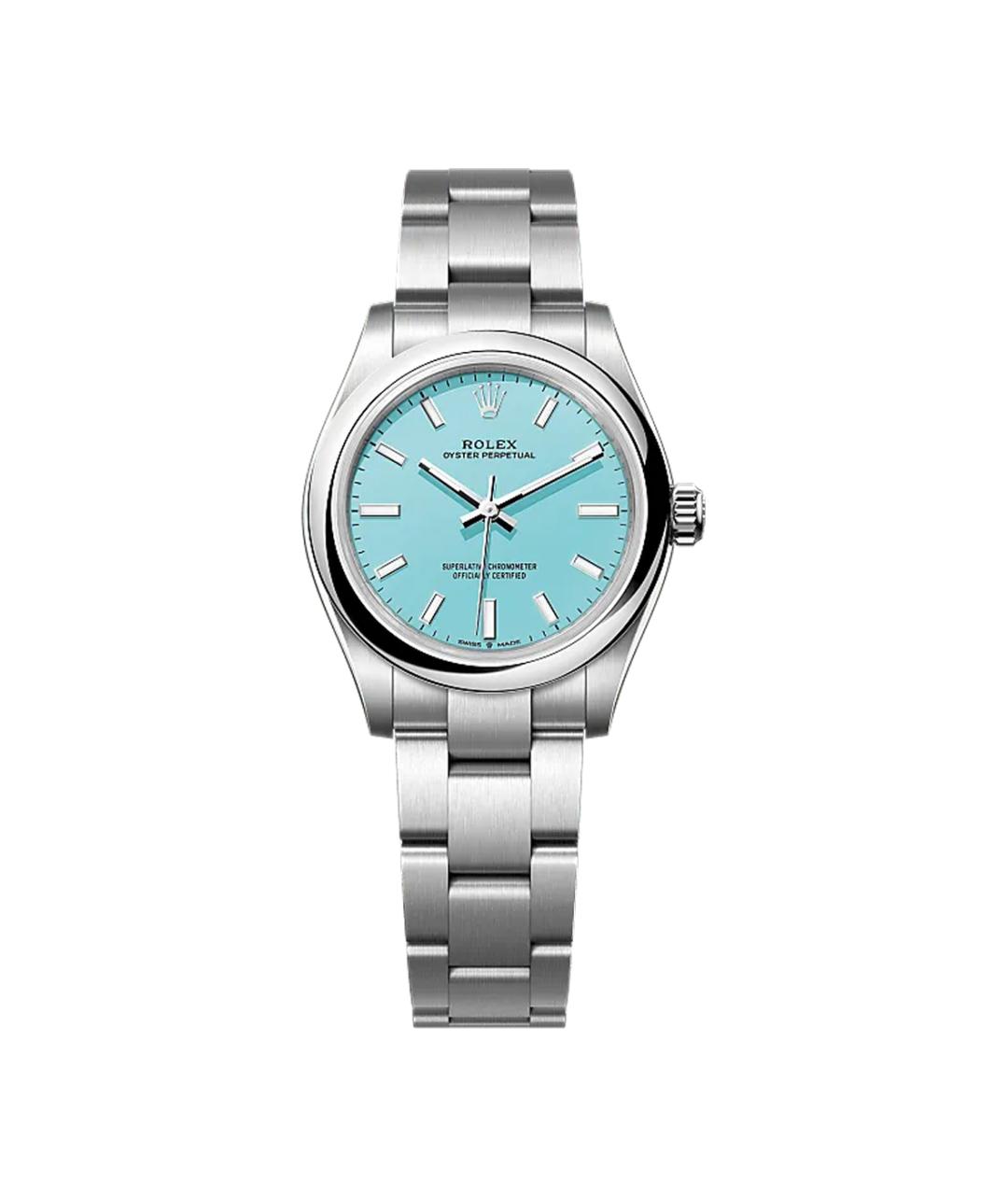 ROLEX Бирюзовые часы, фото 7