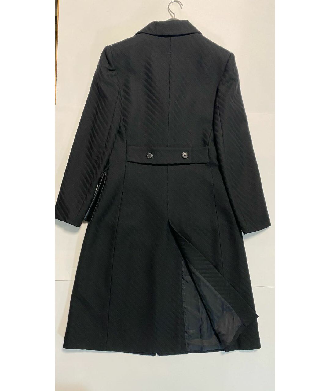 KITON Черное шерстяное пальто, фото 2