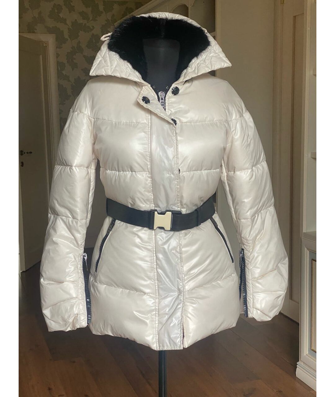 ERMANNO SCERVINO Белый пуховик, фото 6