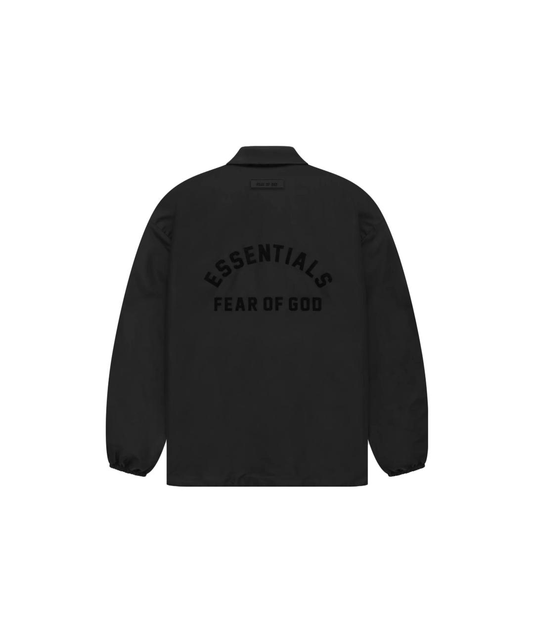 FEAR OF GOD ESSENTIALS Черная хлопковая куртка, фото 2