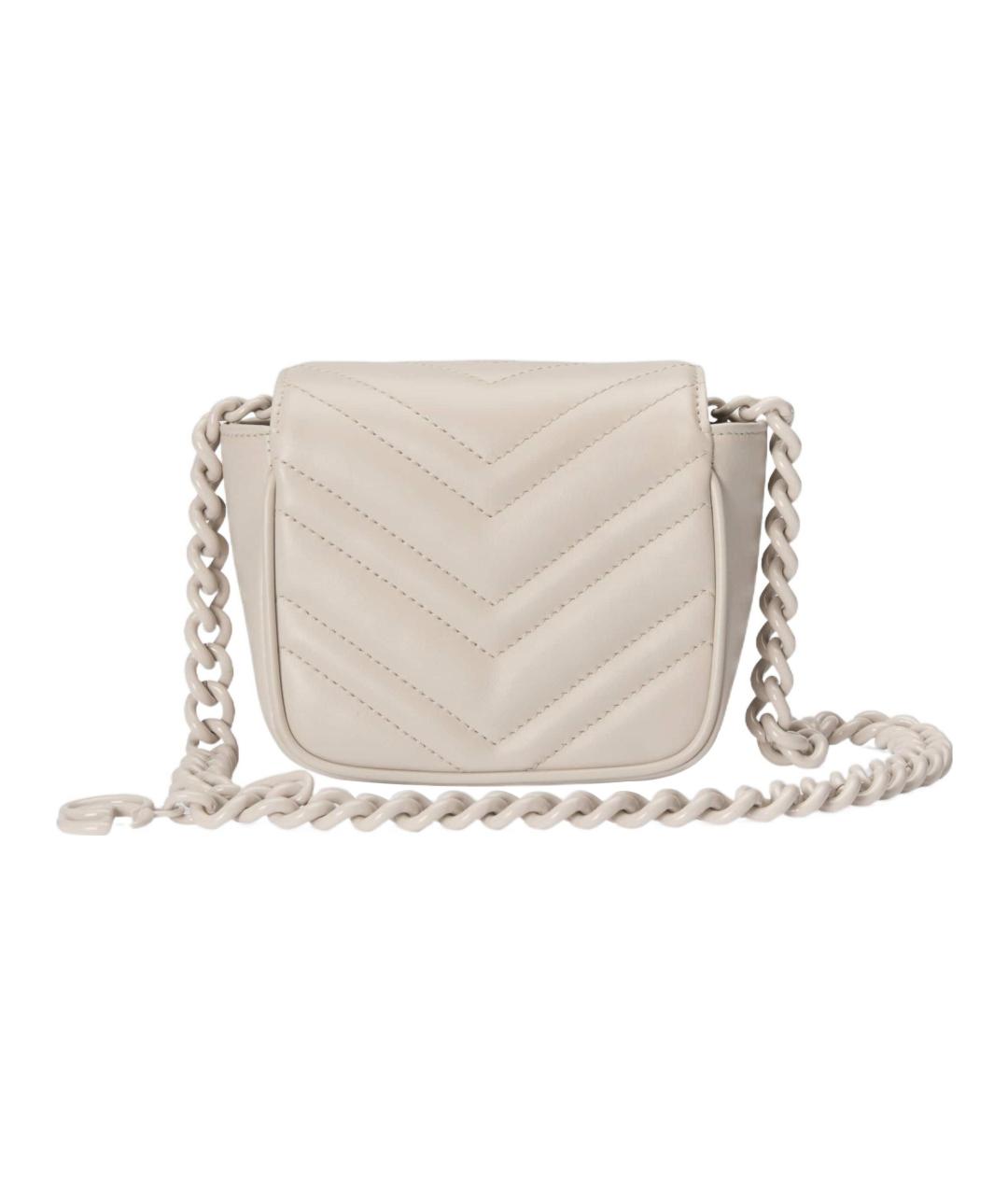 GUCCI Белая кожаная сумка через плечо, фото 5