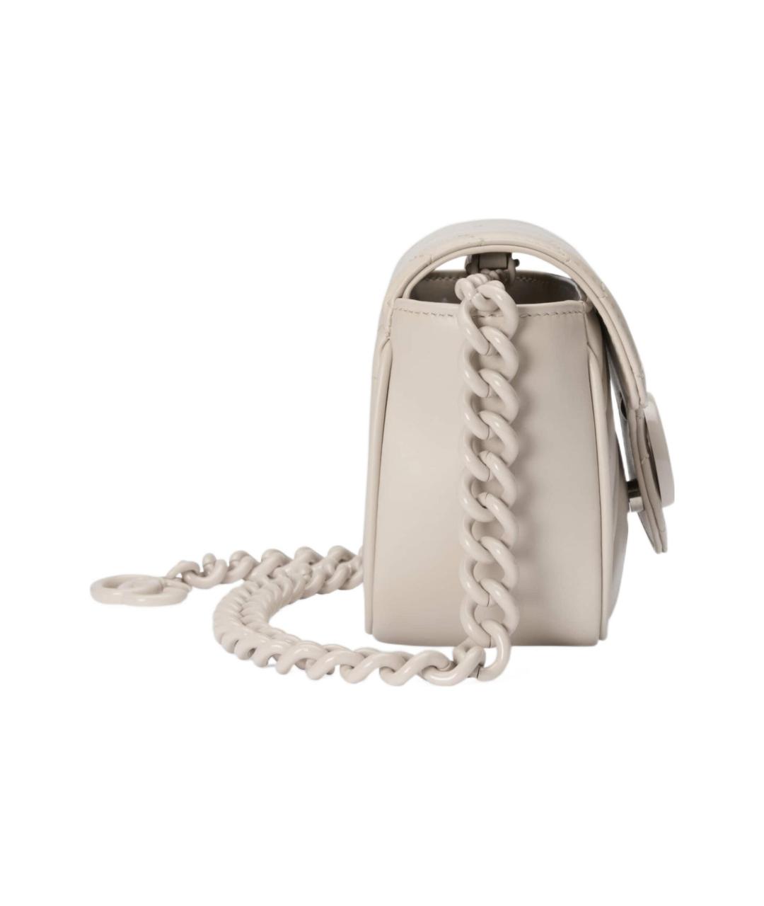 GUCCI Белая кожаная сумка через плечо, фото 4