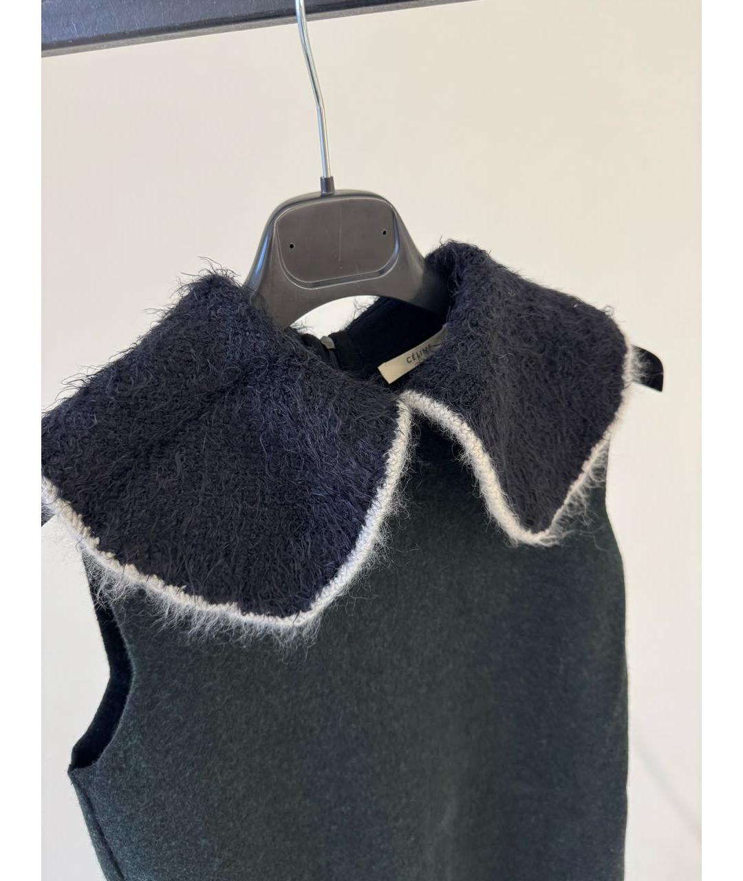 CELINE Шерстяное платье, фото 6