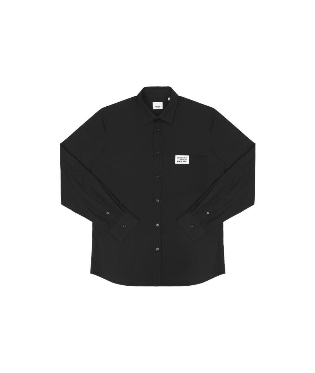 BURBERRY Черная кэжуал рубашка, фото 5