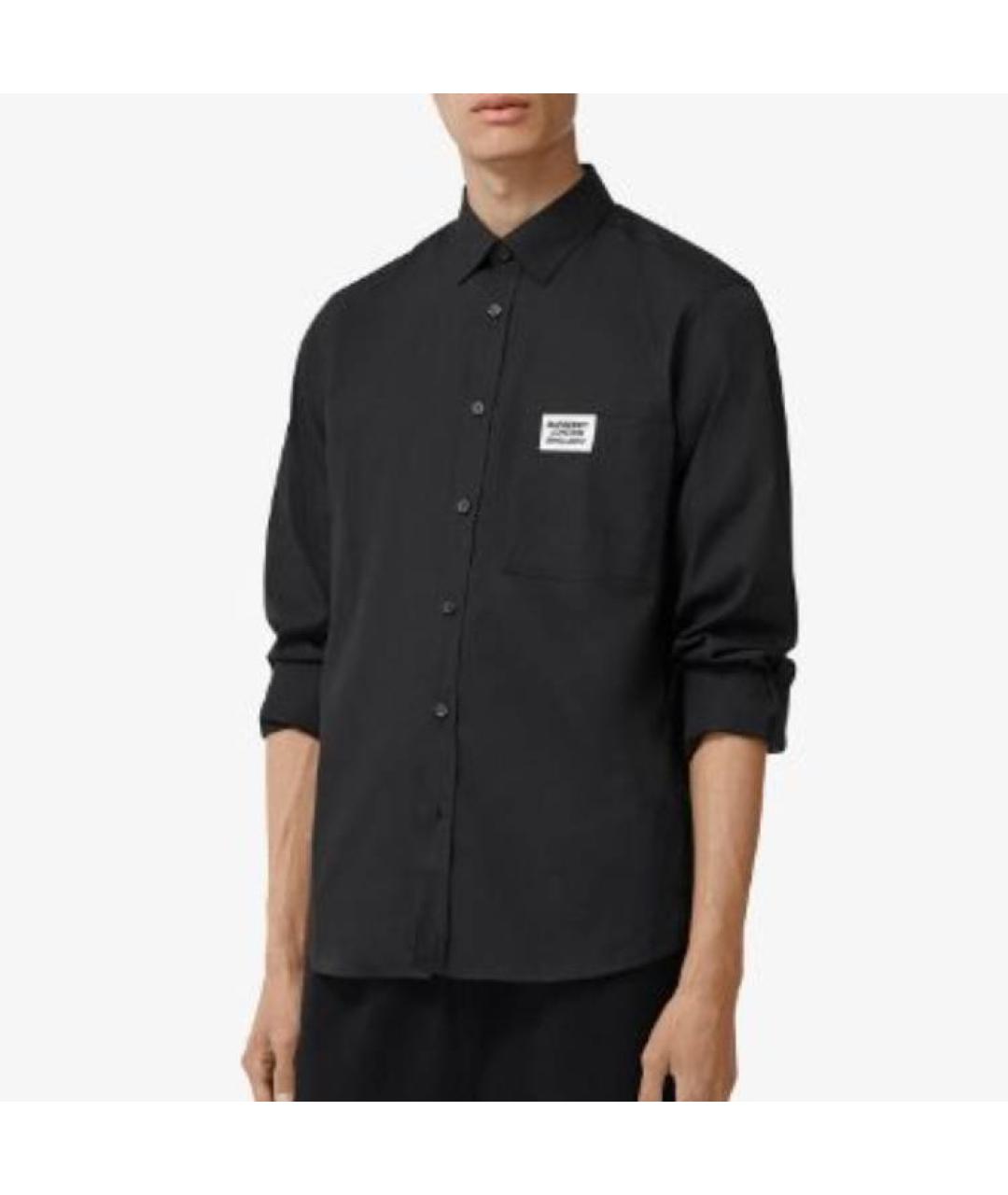 BURBERRY Черная кэжуал рубашка, фото 3