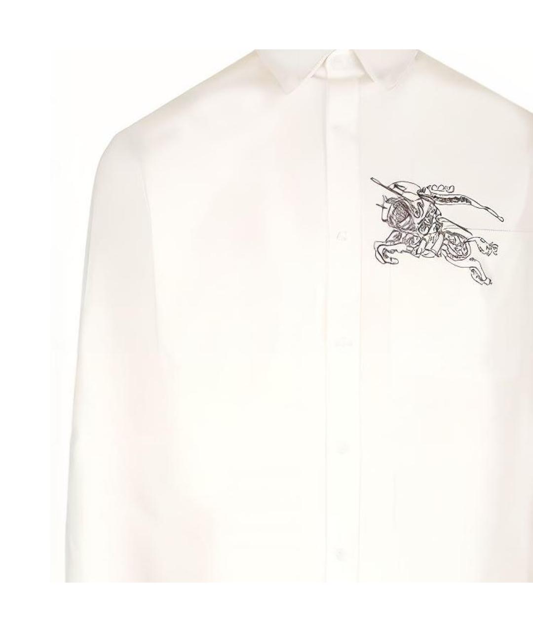 BURBERRY Белая классическая рубашка, фото 3