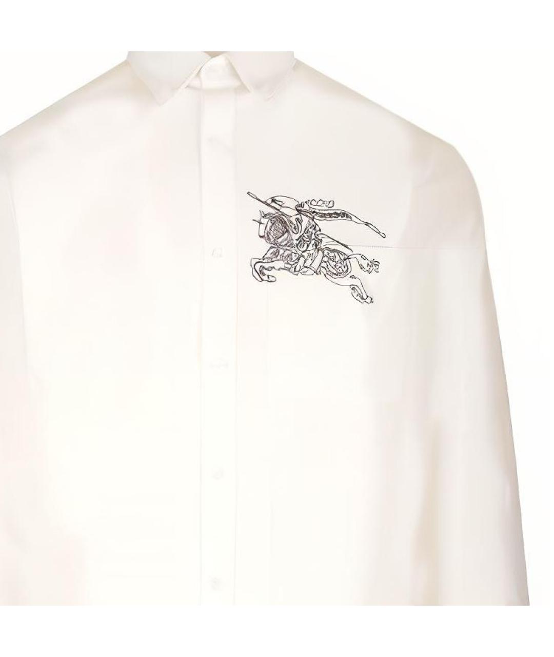 BURBERRY Белая классическая рубашка, фото 4