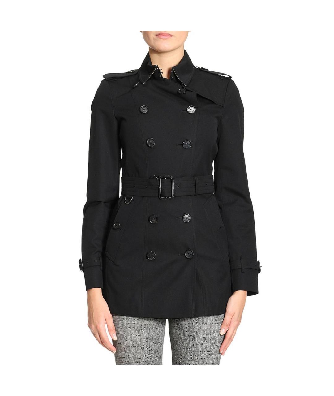 BURBERRY Черный тренч/плащ, фото 2