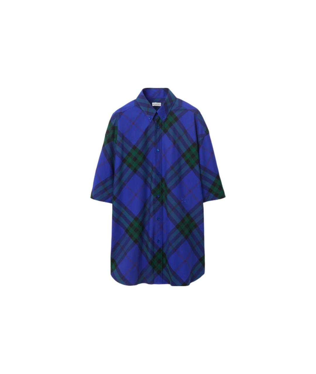 BURBERRY Синяя кэжуал рубашка, фото 1