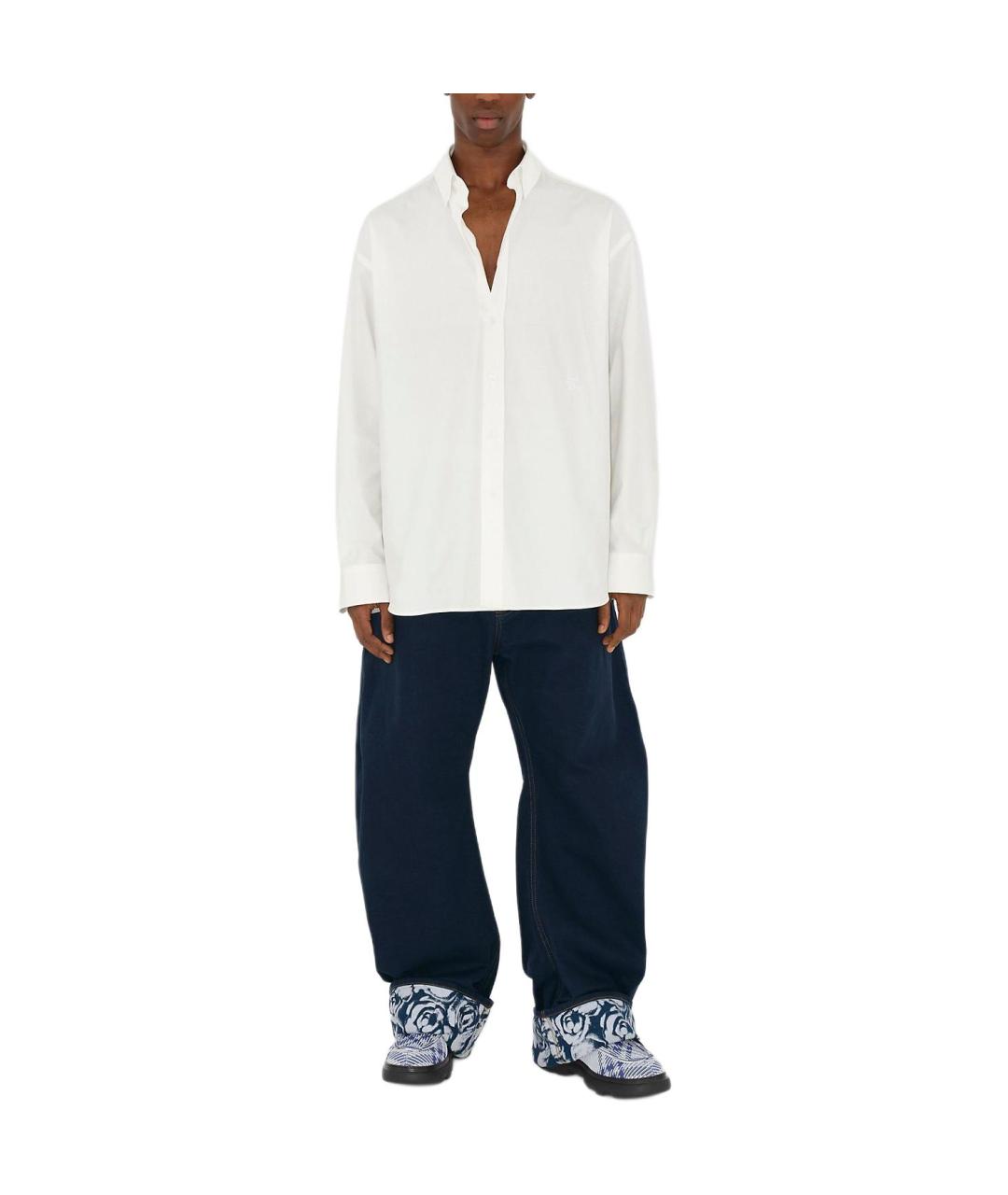 BURBERRY Белая классическая рубашка, фото 3