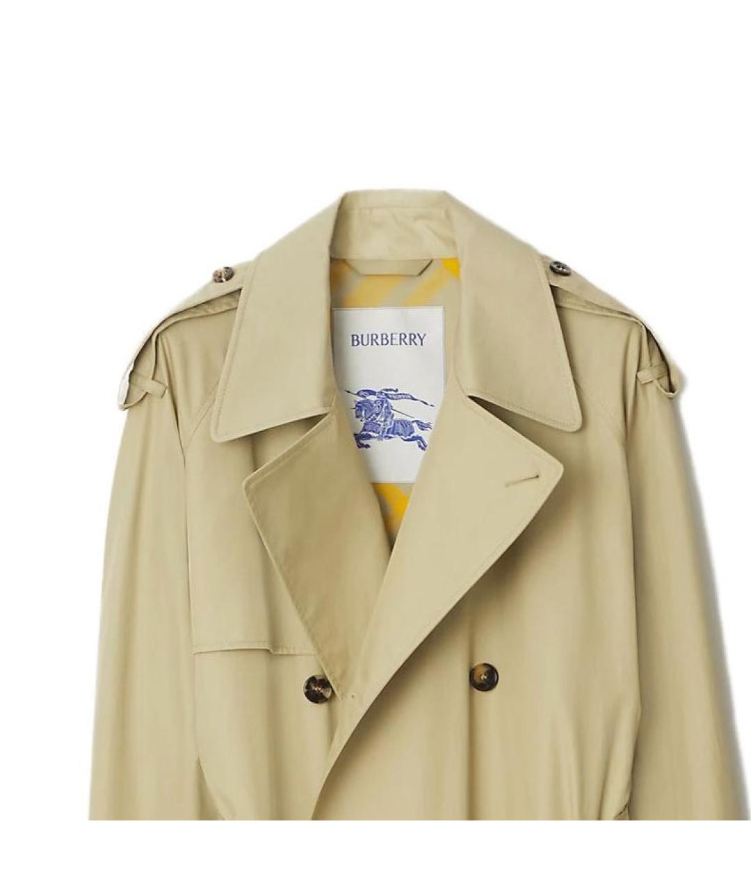 BURBERRY Бежевый тренч / плащ, фото 7