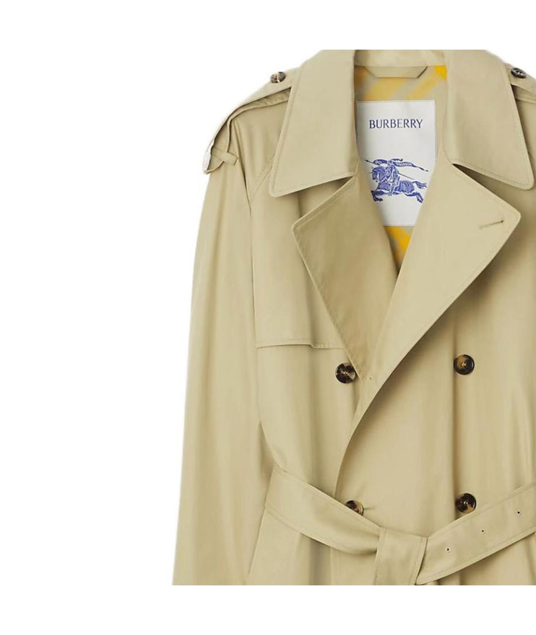 BURBERRY Бежевый тренч / плащ, фото 5
