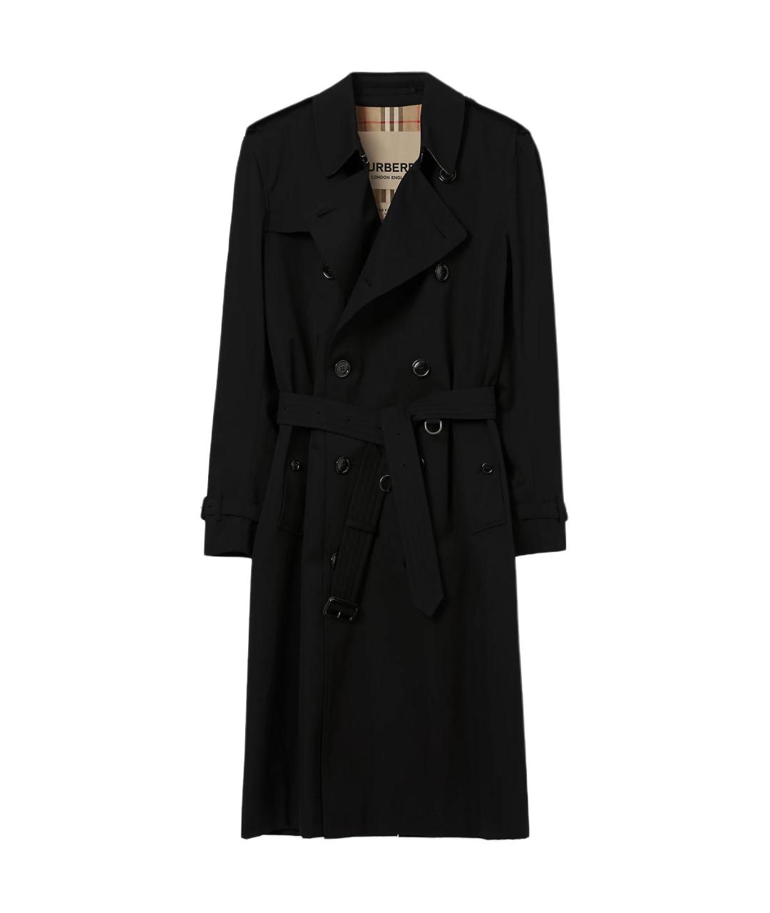 BURBERRY Черный тренч / плащ, фото 1