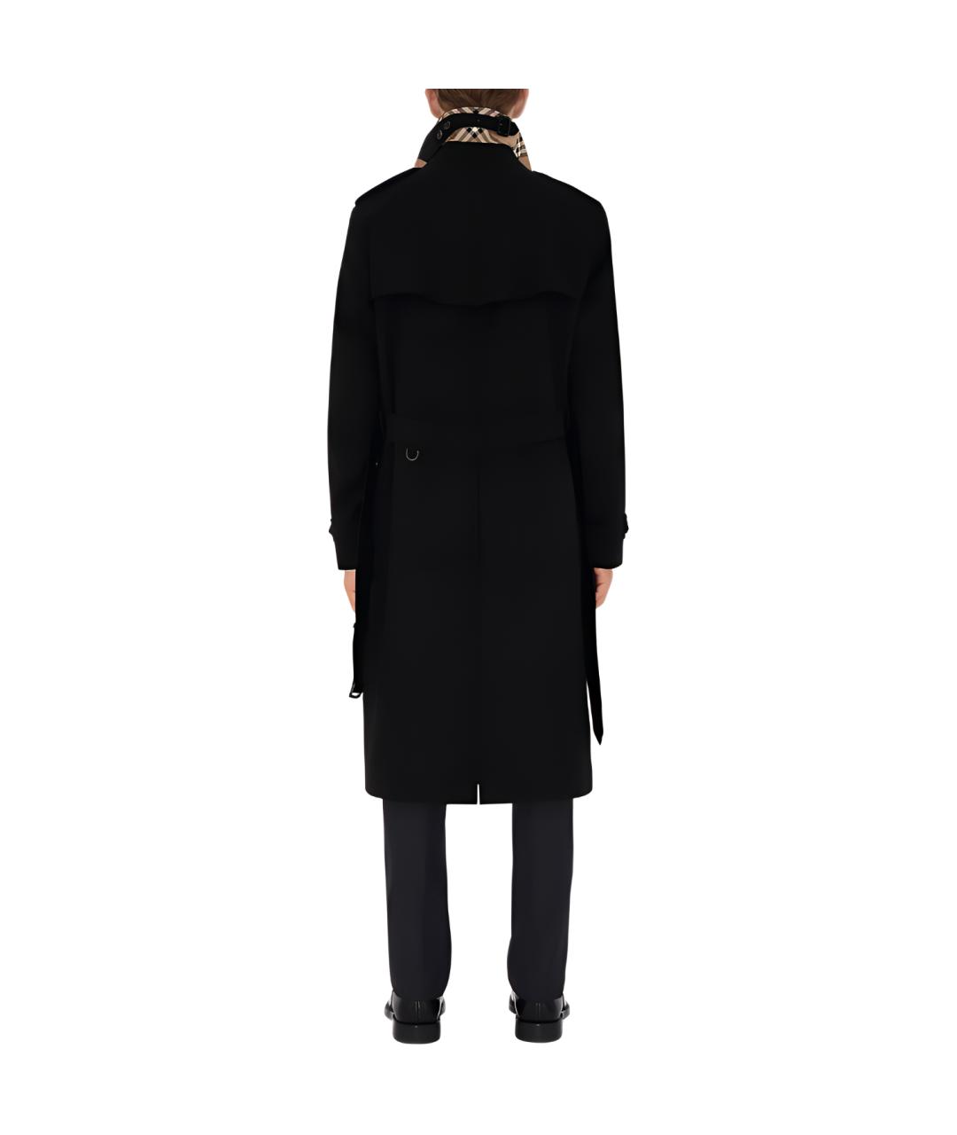 BURBERRY Черный тренч / плащ, фото 4