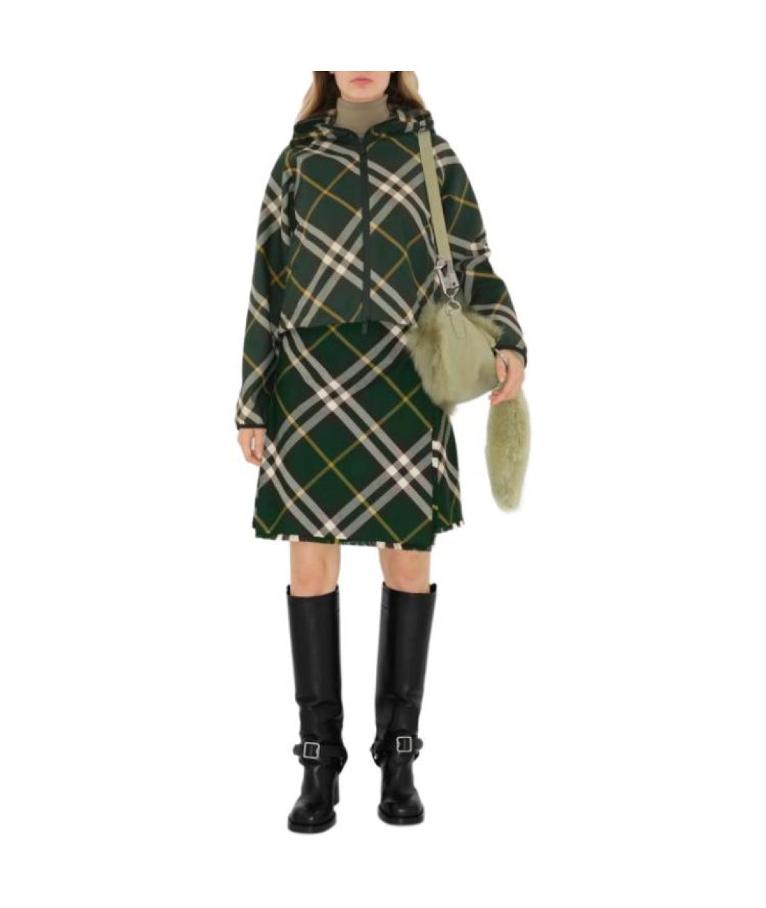 BURBERRY Зеленая куртка, фото 3