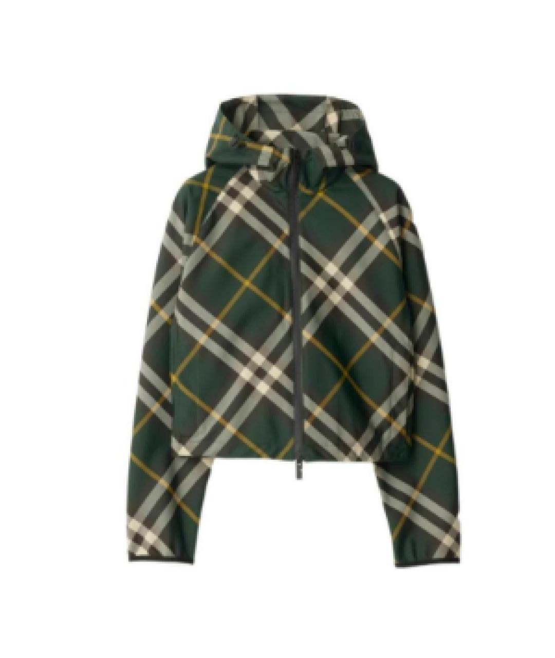 BURBERRY Зеленая куртка, фото 1