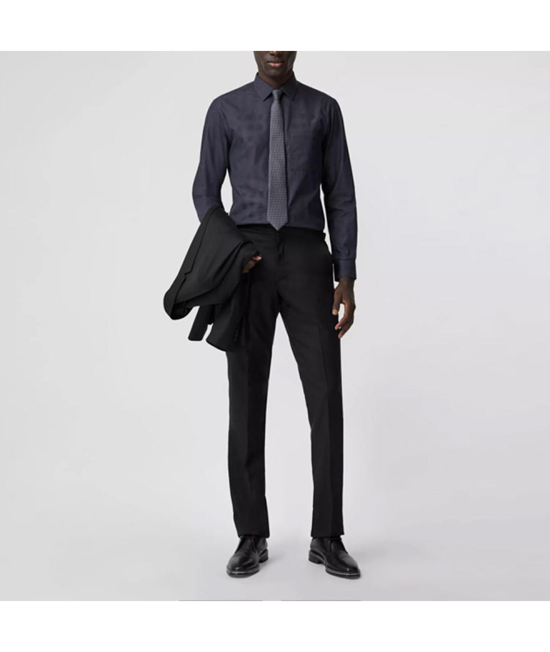 BURBERRY Серая классическая рубашка, фото 2