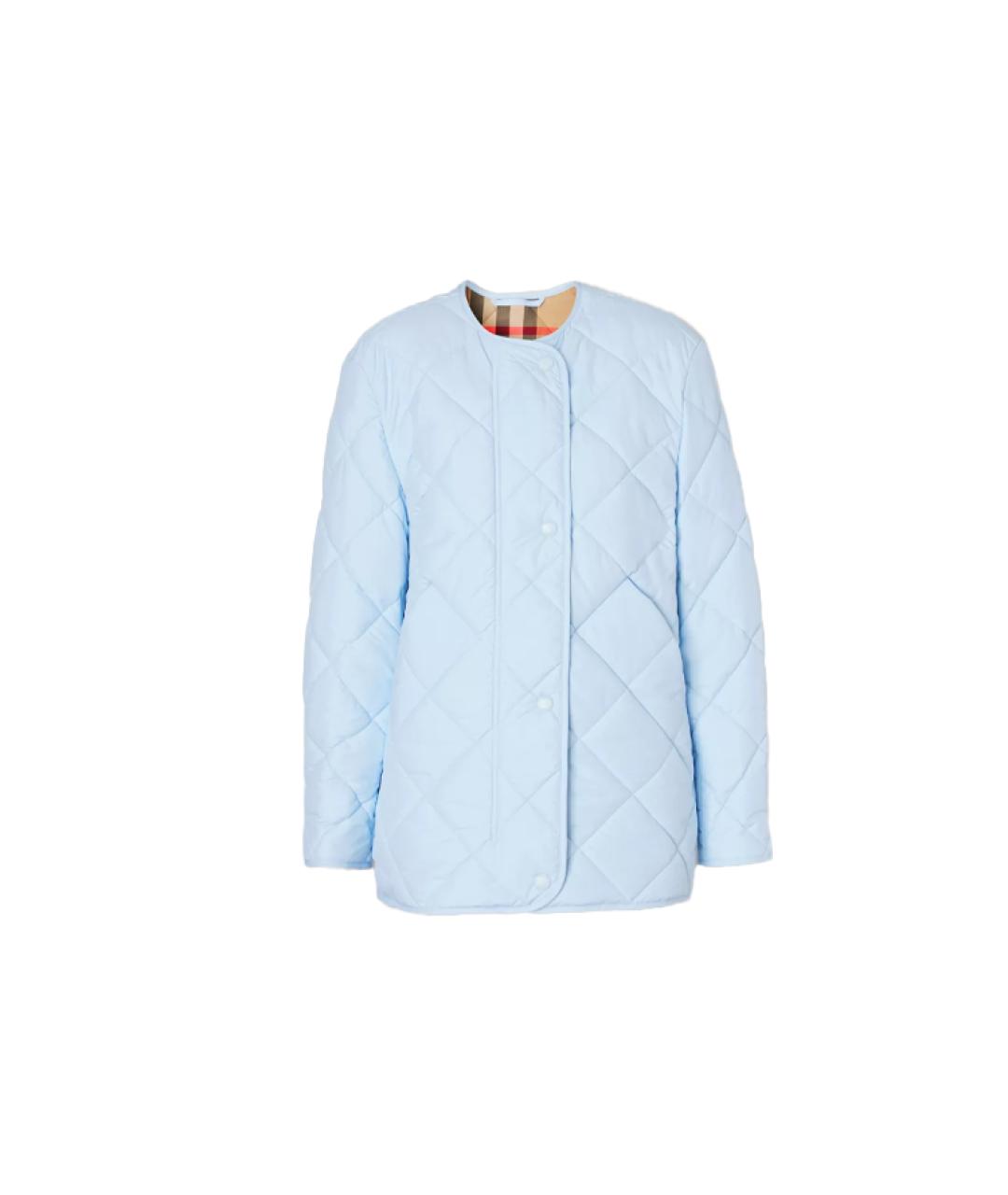 BURBERRY Голубая куртка, фото 1