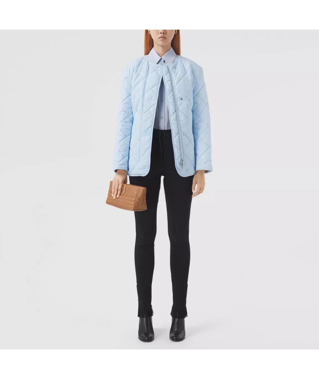 BURBERRY Голубая куртка, фото 2