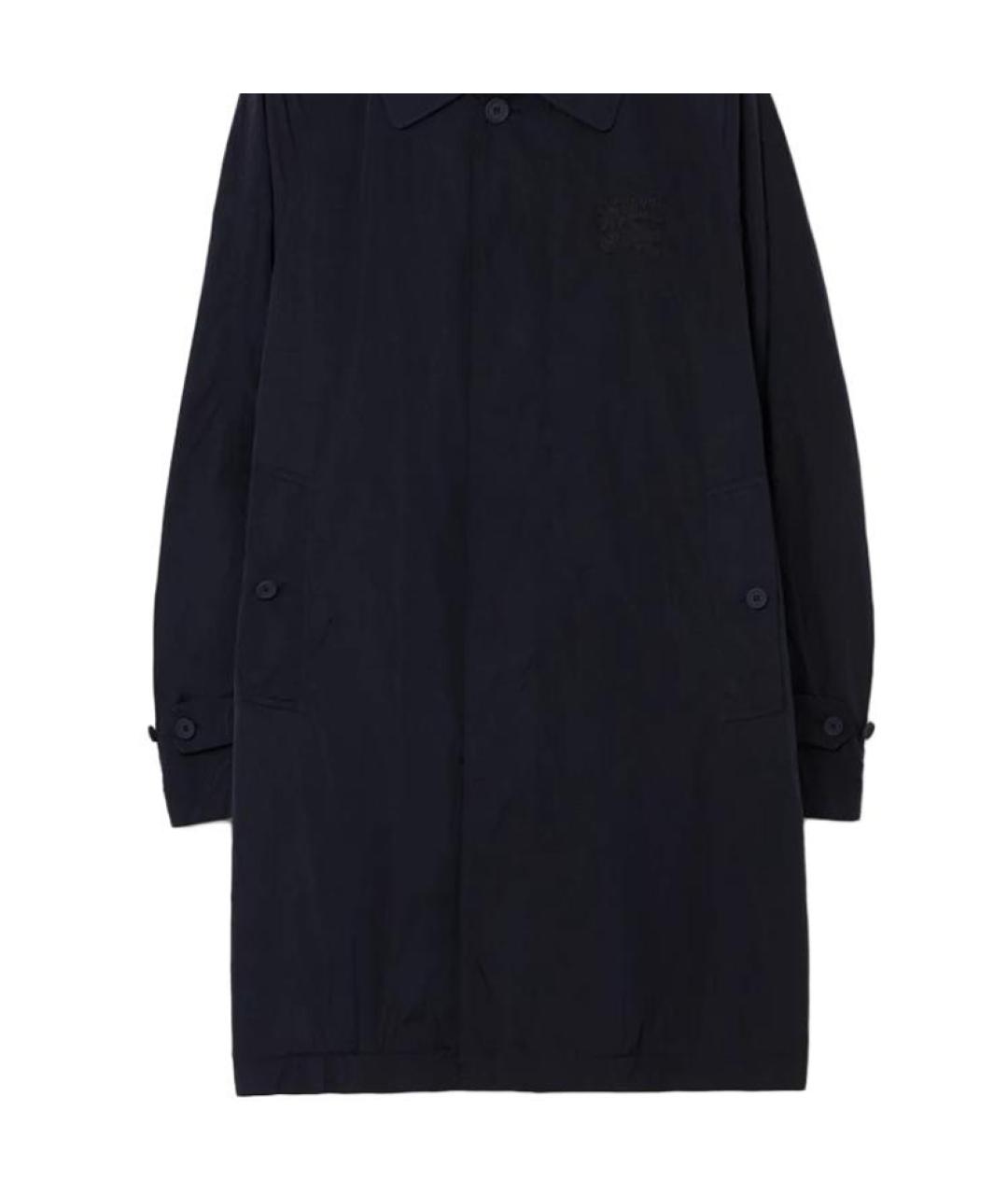 BURBERRY Синий тренч / плащ, фото 3