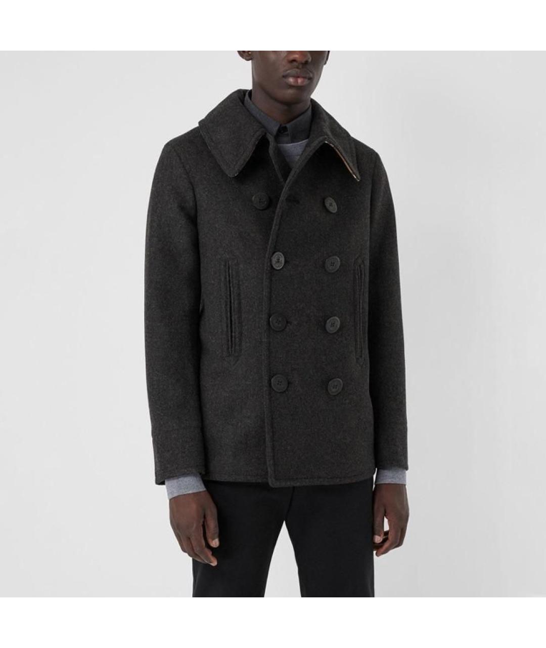 BURBERRY Серый тренч / плащ, фото 3