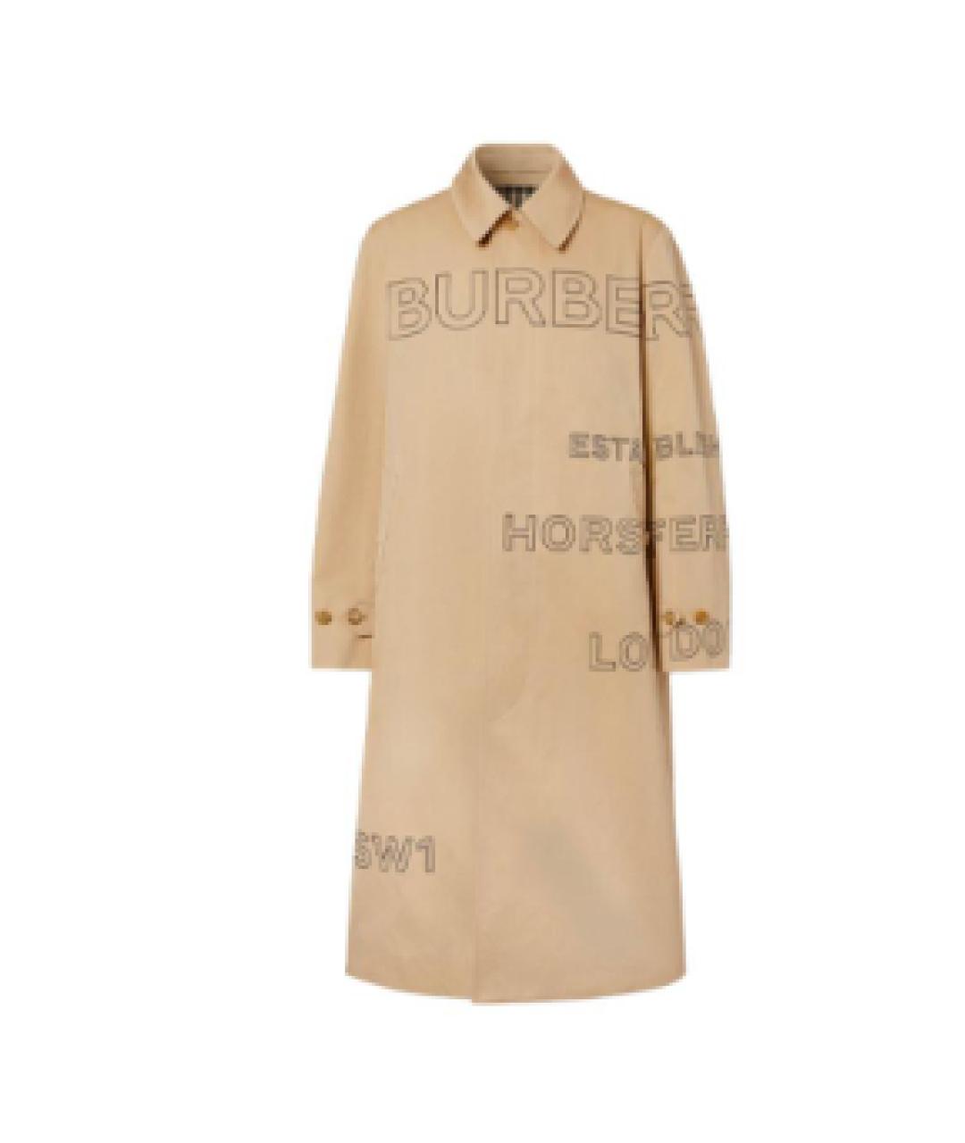 BURBERRY Бежевый тренч / плащ, фото 1