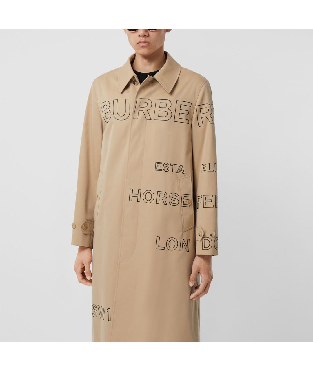 BURBERRY Бежевый тренч / плащ, фото 4