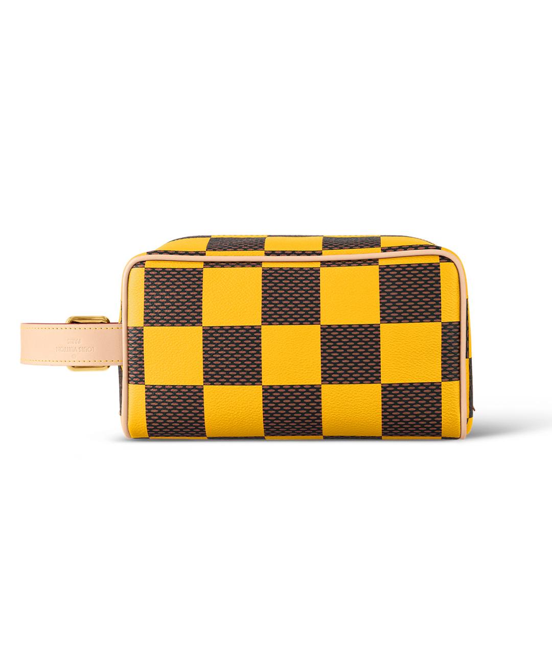 LOUIS VUITTON Желтая косметичка, фото 1