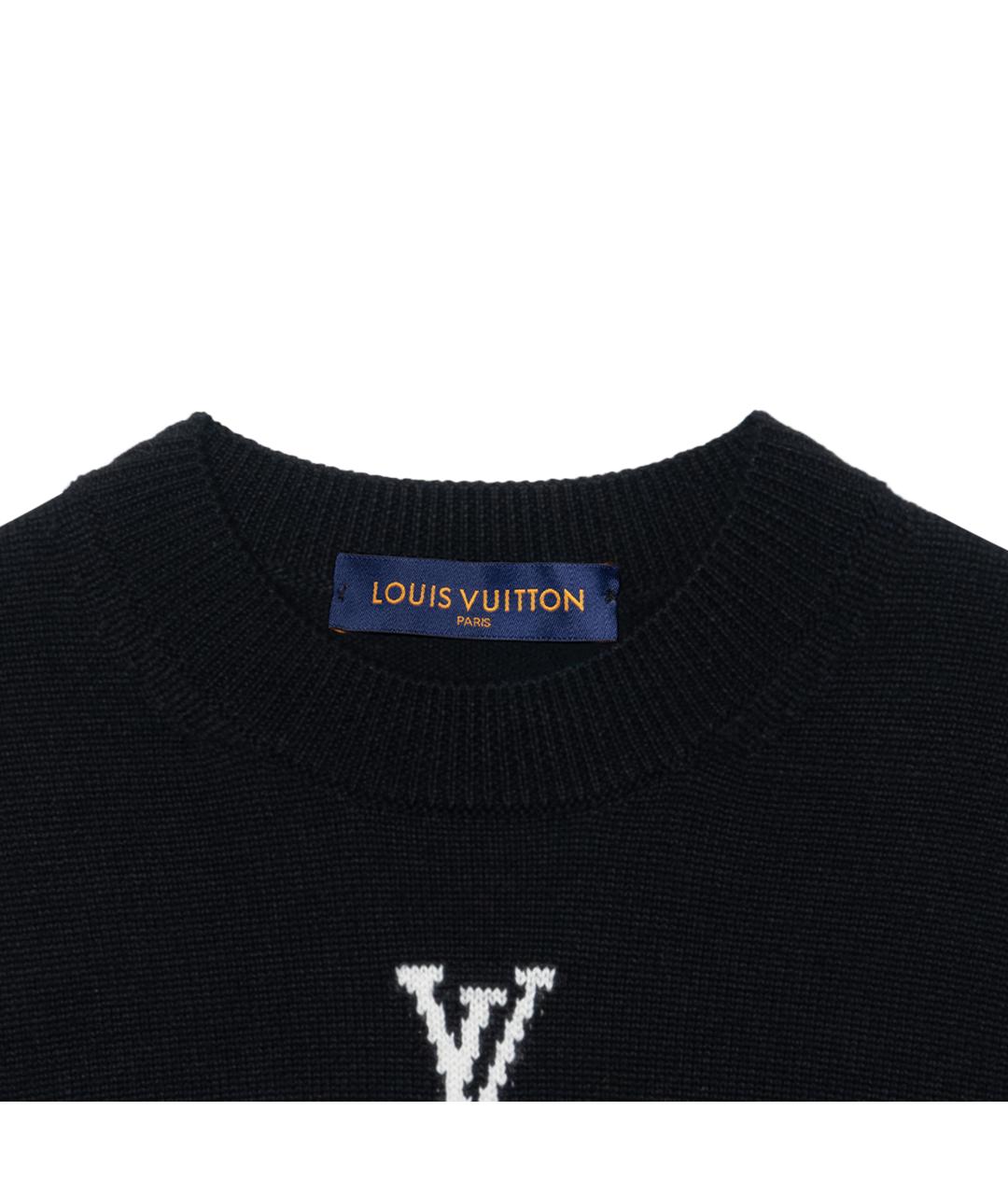 LOUIS VUITTON Черный джемпер / свитер, фото 3