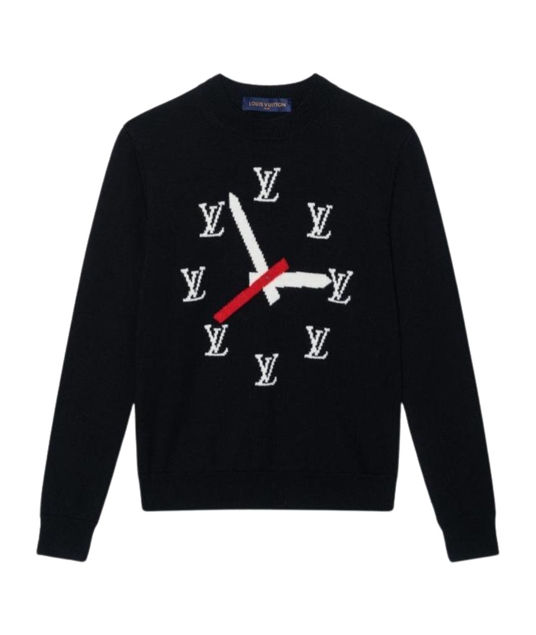 LOUIS VUITTON Черный джемпер / свитер, фото 1