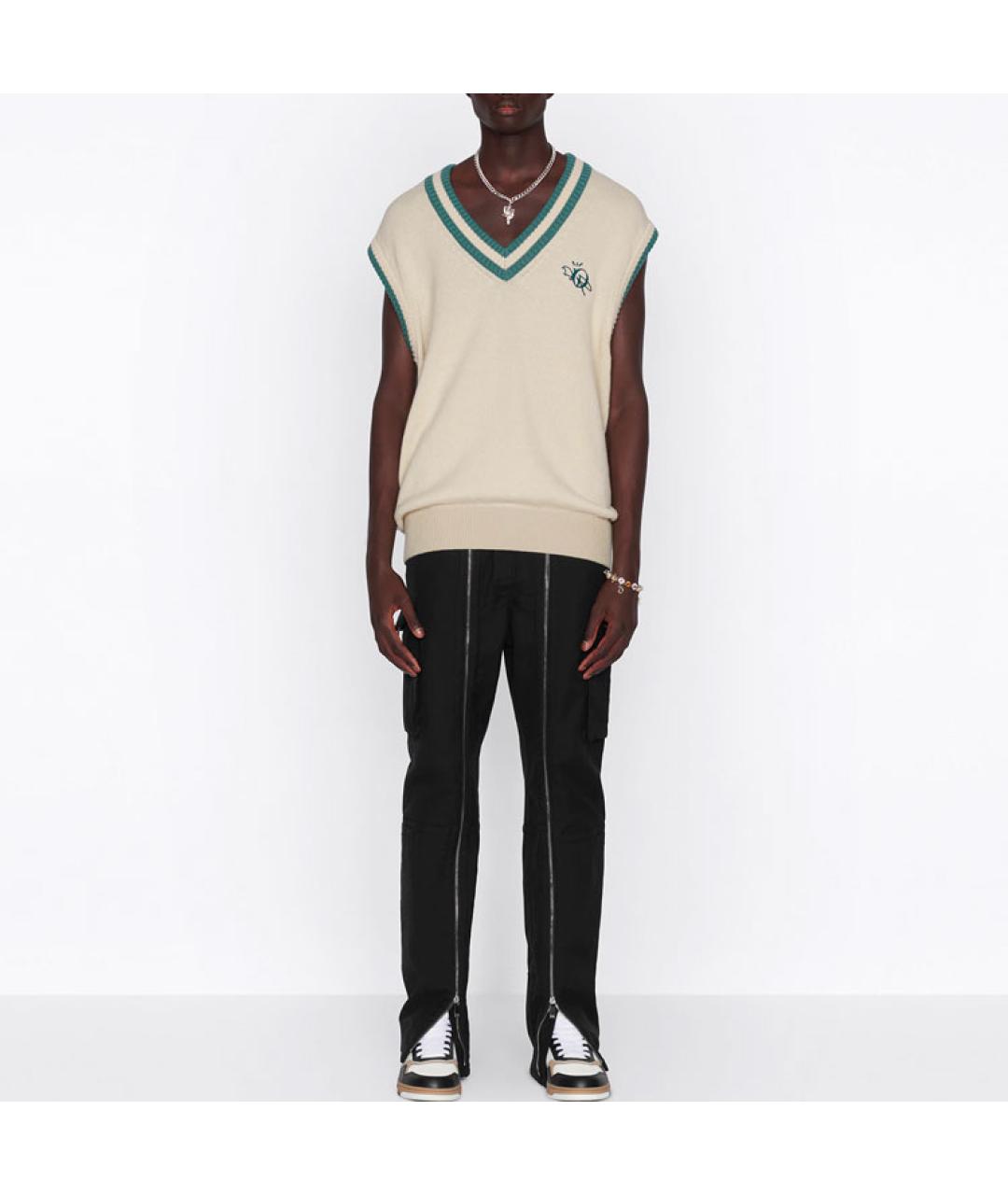 CHRISTIAN DIOR Бежевая жилетка, фото 3