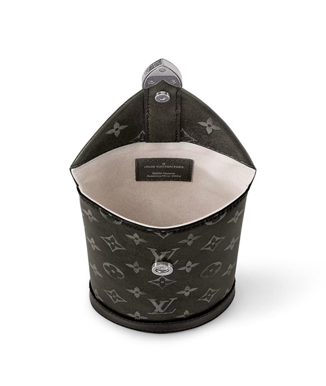 LOUIS VUITTON Коричневая кожаная сумка на плечо, фото 3