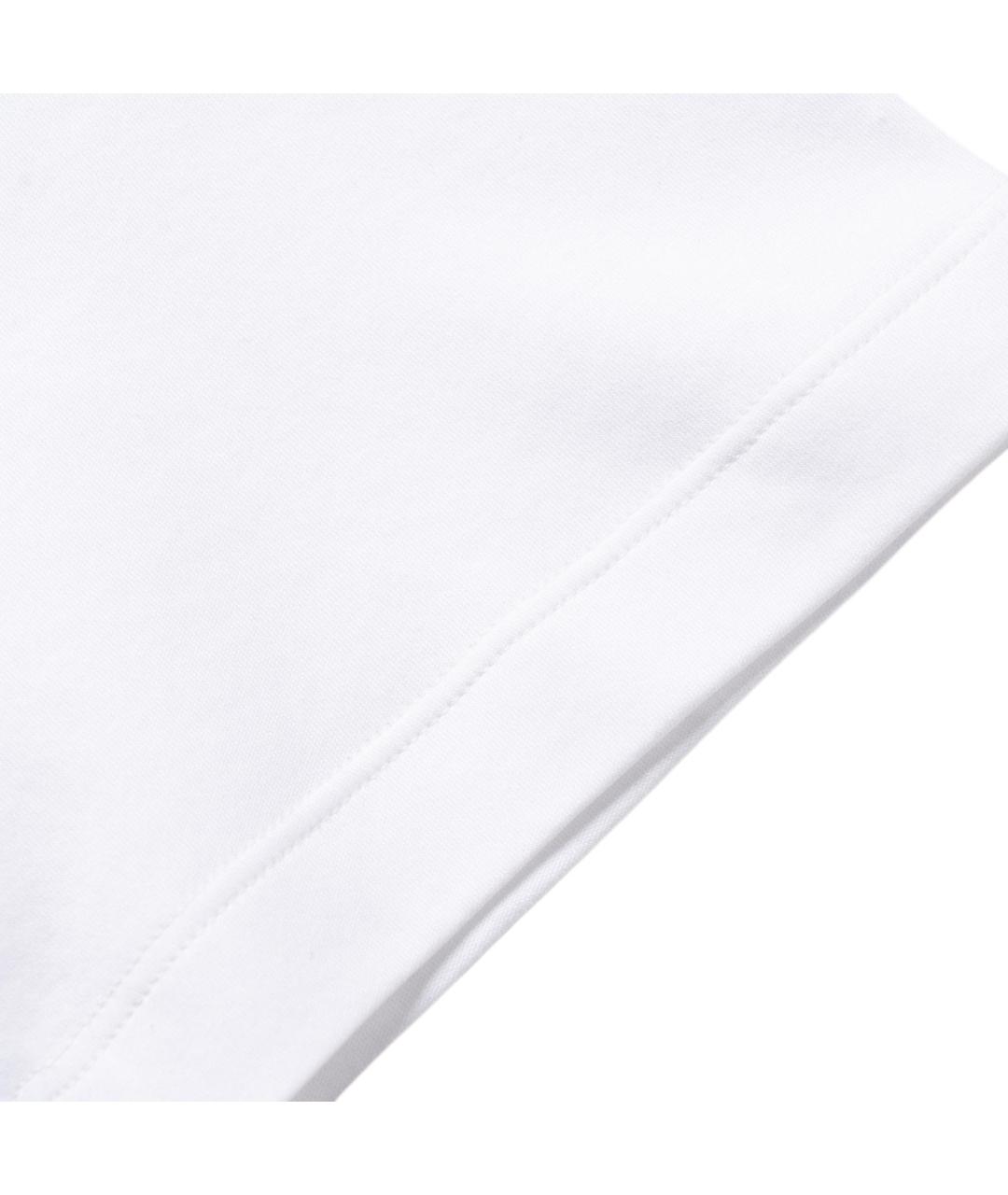 LOUIS VUITTON Белая хлопковая футболка, фото 4